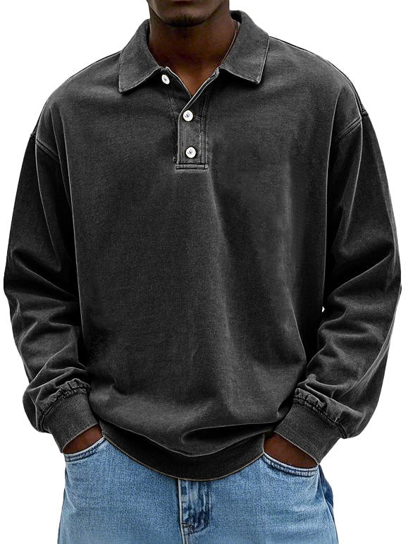 LUIGI - RETRO ROOTS STYLE POLO SWEATER