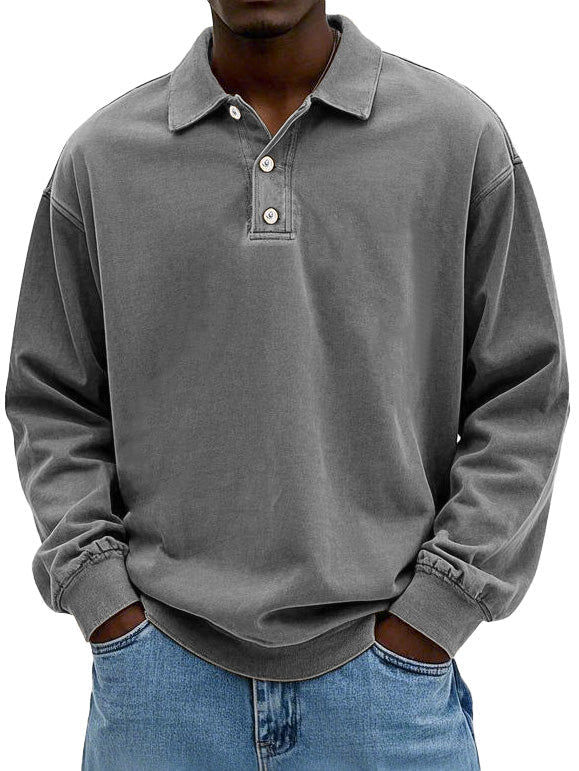 LUIGI - RETRO ROOTS STYLE POLO SWEATER