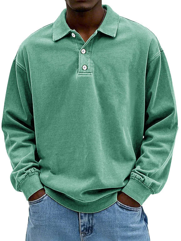 LUIGI - RETRO ROOTS STYLE POLO SWEATER
