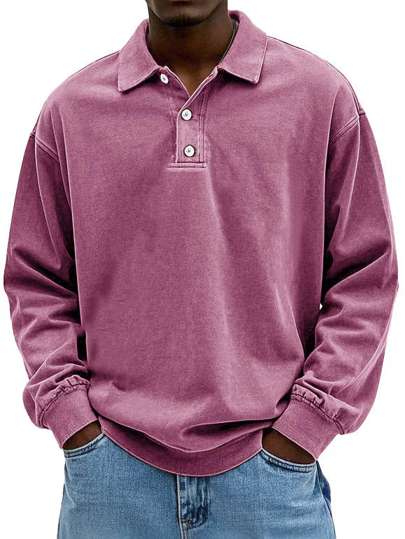 LUIGI - RETRO ROOTS STYLE POLO SWEATER