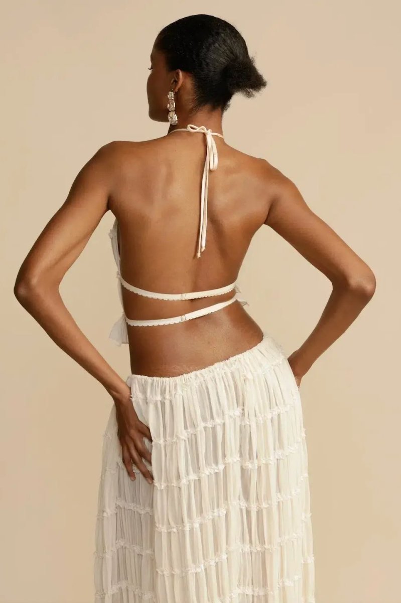 AVERY - BACKLESS PLEATED SET