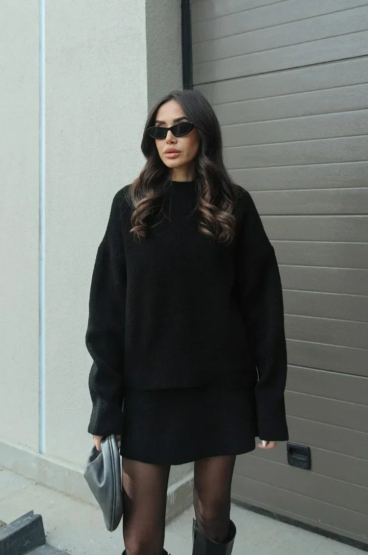 LYANNAH - ELEGANT KNITTED TWO PIECE SET