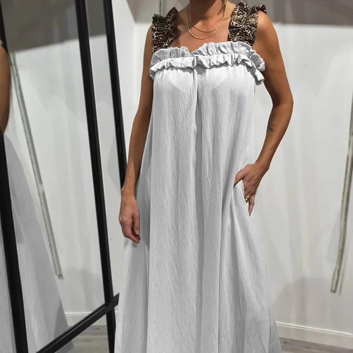 FELISA - SLEEVELESS MAXI WITH POCKETS