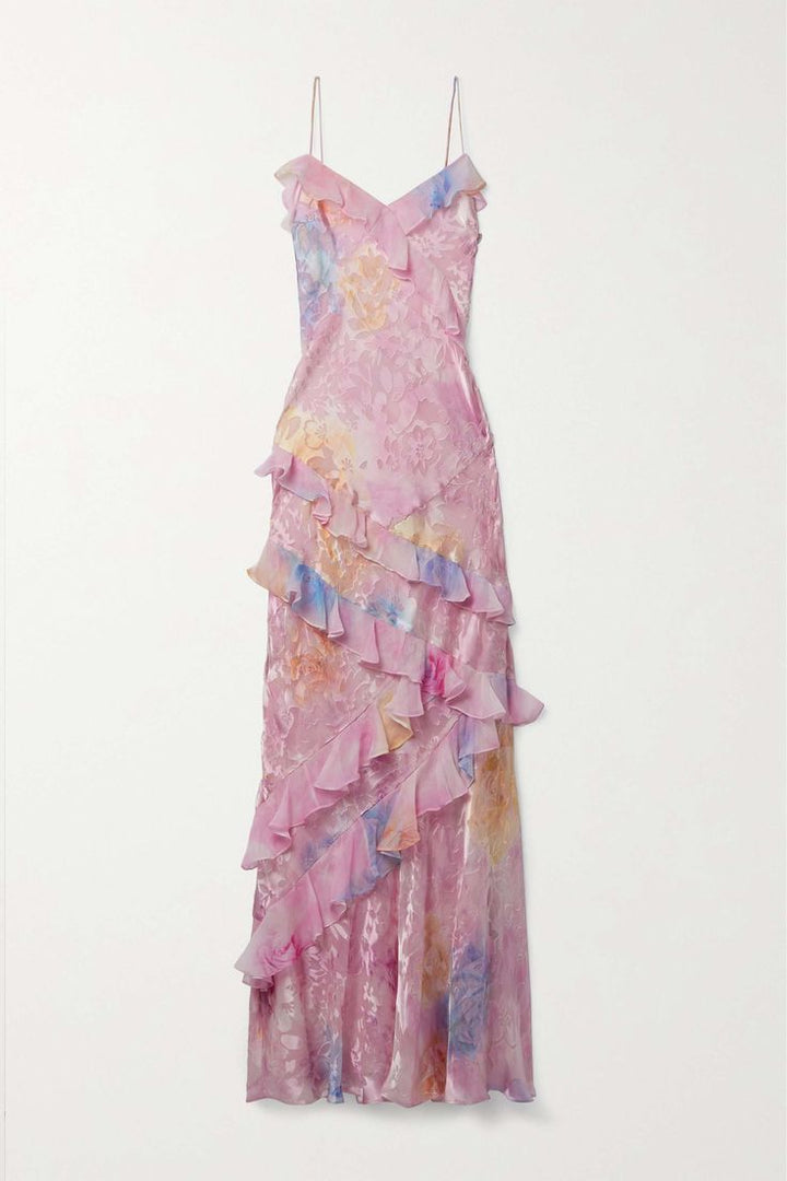 STAR - SUMMER SLEEVELESS LONG DRESS